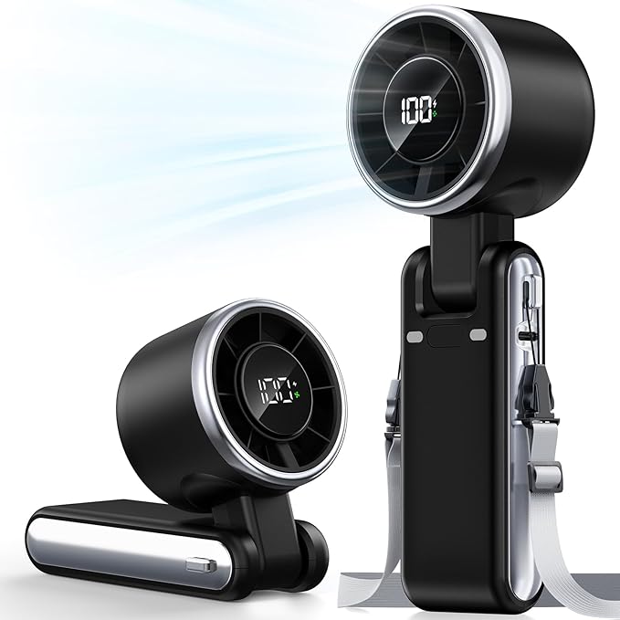 Portable Handheld Turbo Fan - 5 Gear High Speed